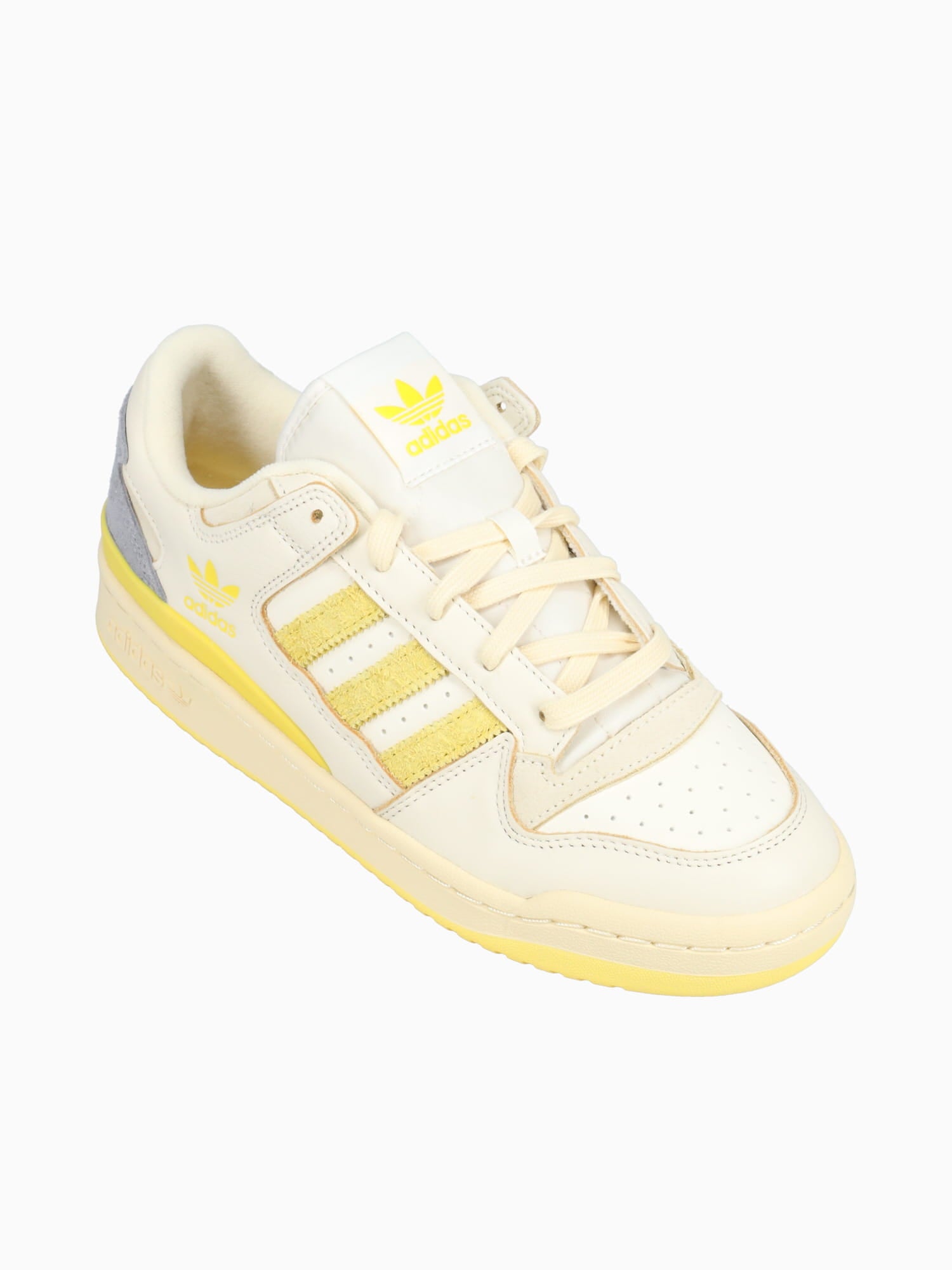 Forum Low Cl Cream White Yellow leather Yellow / 4 / M
