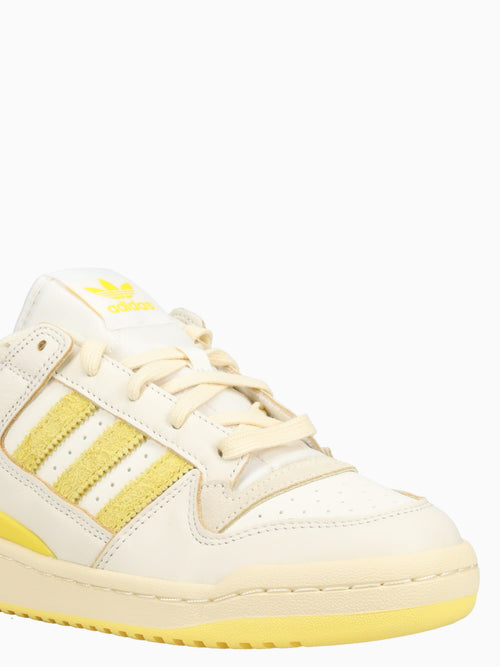 Forum Low Cl Cream White Yellow leather Yellow / 4 / M
