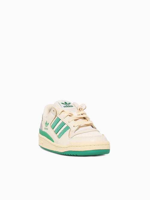 Forum Low Cl Cream White green leather Green / 7 / M