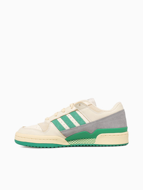 Forum Low Cl Cream White green leather Green / 7 / M
