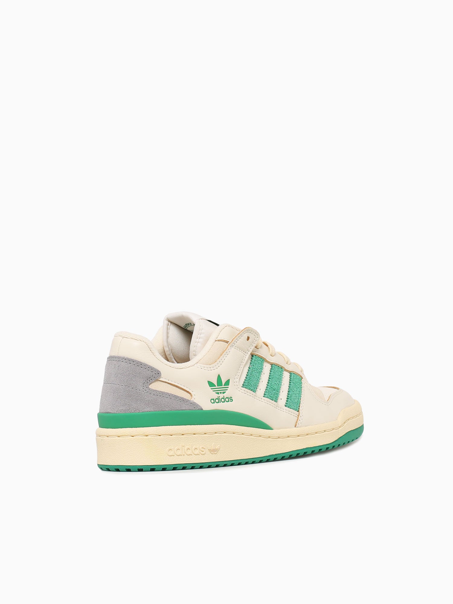 Forum Low Cl Cream White green leather Green / 7 / M