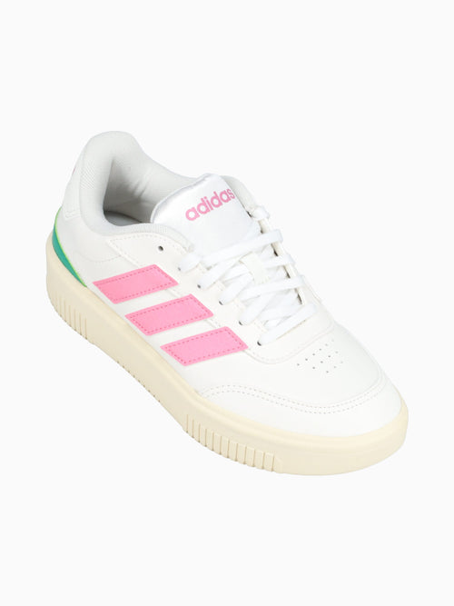 Courtblock Bold Cream Wht Pnk Green Other / 5 / M
