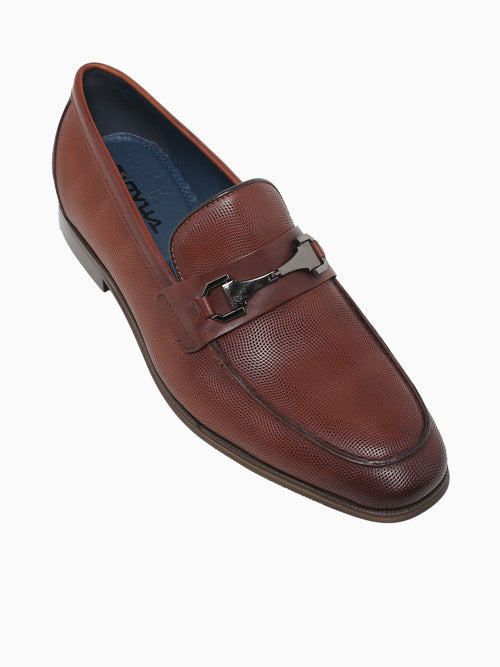 Tyre Cognac Embossed Leather Cognac / 7 / M