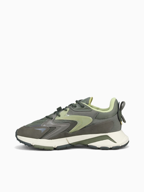 L 003 Neo Tech Khk Off wht leather Light Brown / 7 / M