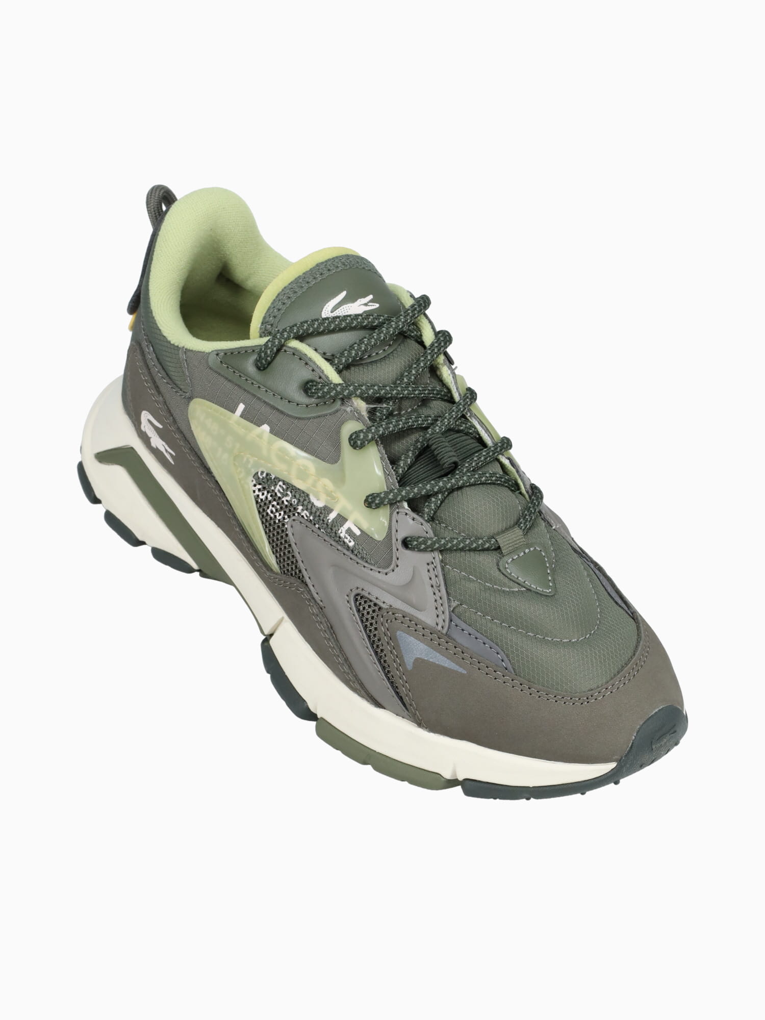 L 003 Neo Tech Khk Off wht leather Light Brown / 7 / M