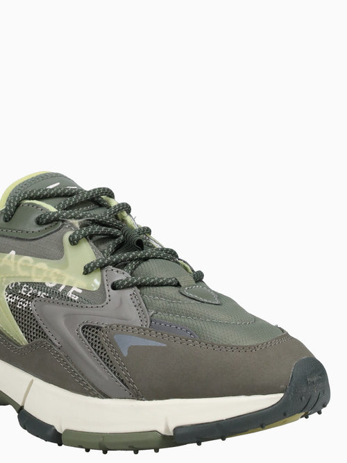 L 003 Neo Tech Khk Off wht leather Light Brown / 7 / M