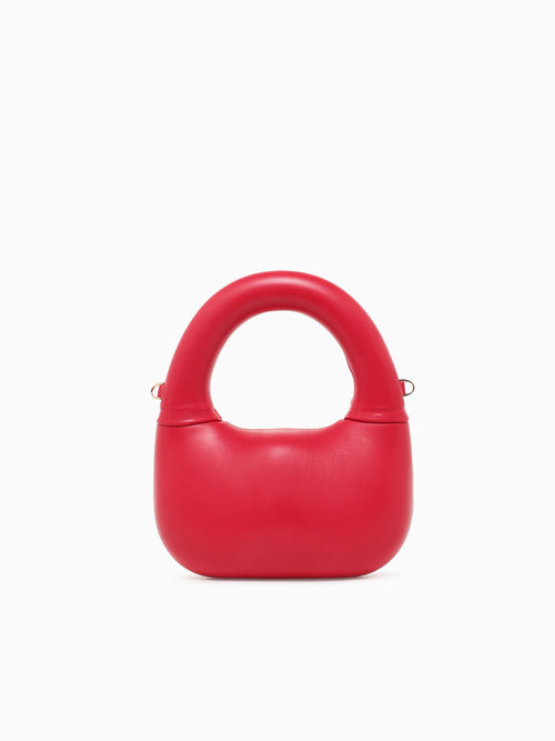 Ava Top Handle Red Patent Red