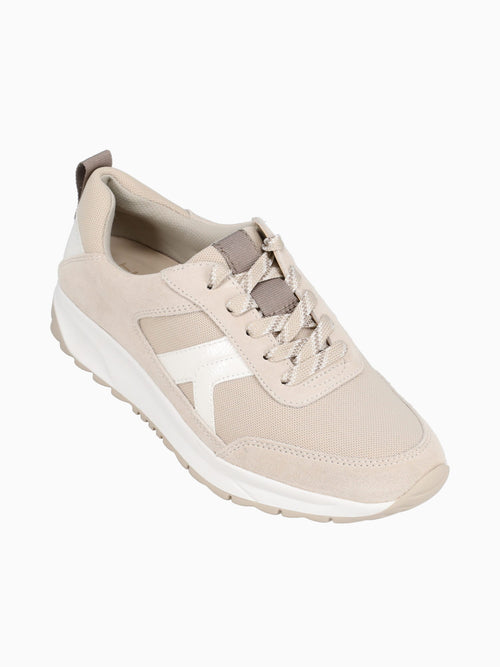 Suri White Porcelain leather Beige / 5 / M