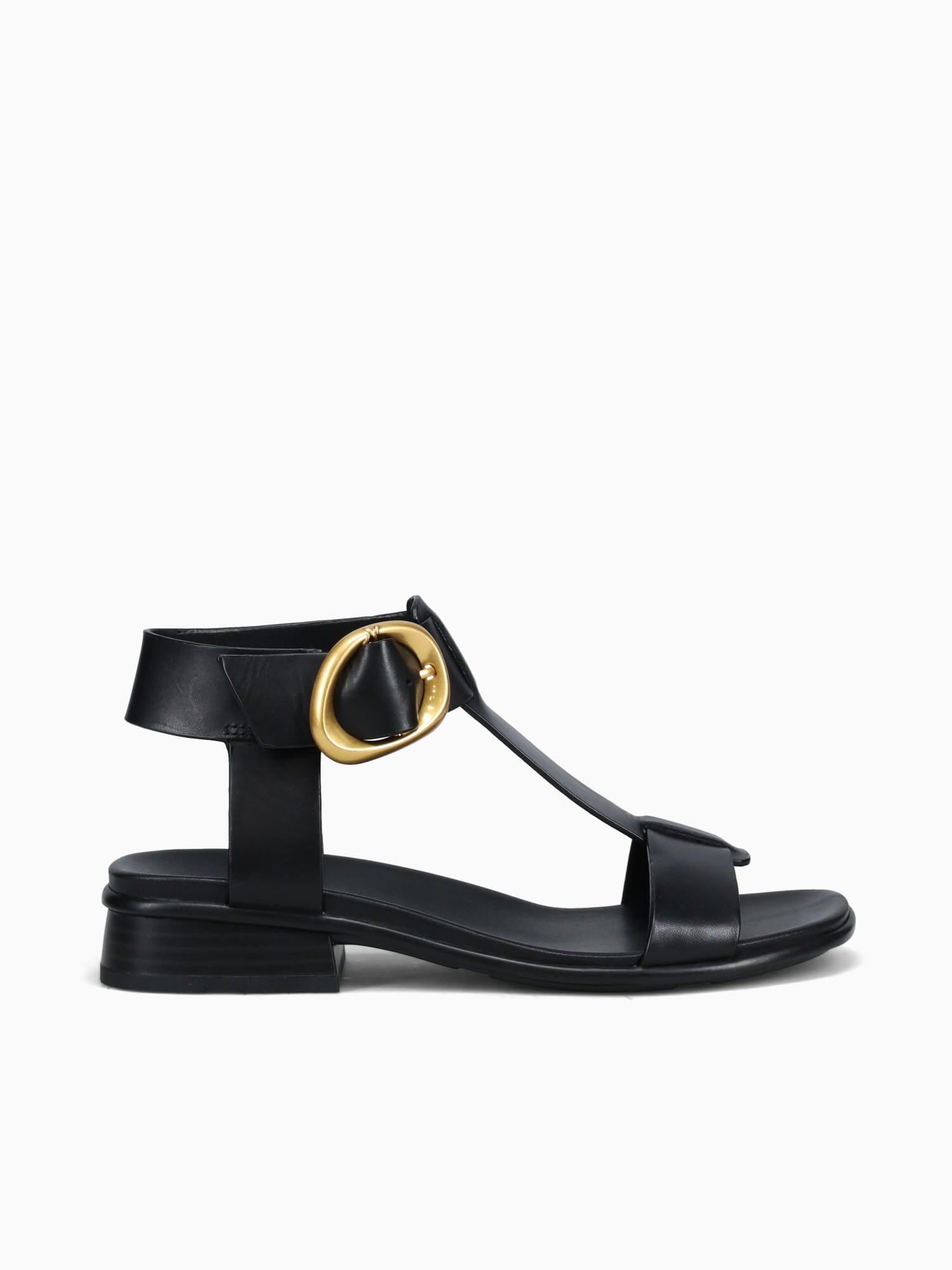 Brandy Black Leather Black / 5 / M