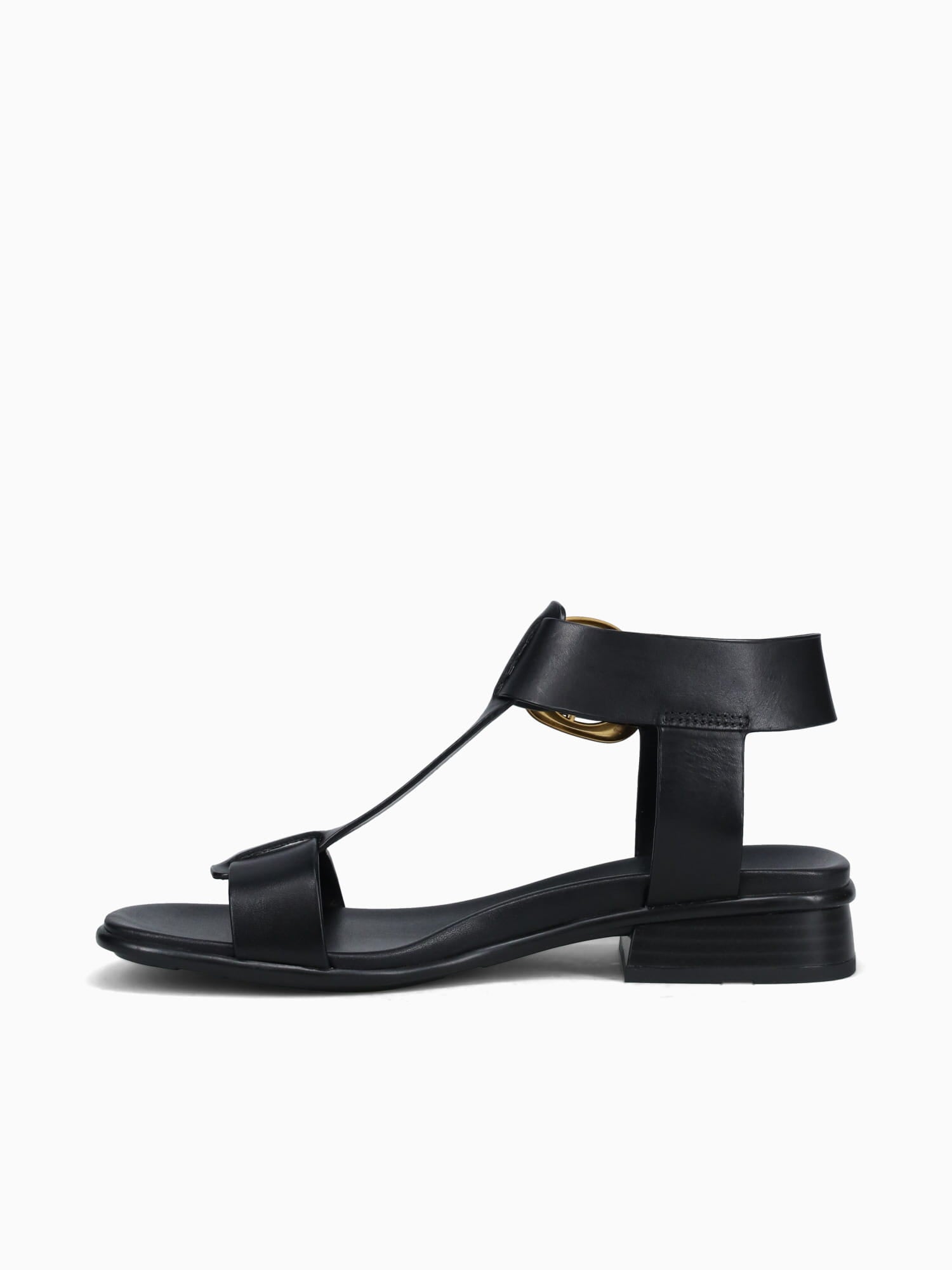 Brandy Black Leather Black / 5 / M