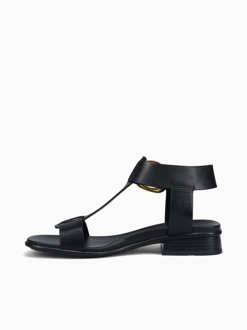 Brandy Black Leather Black / 5 / M