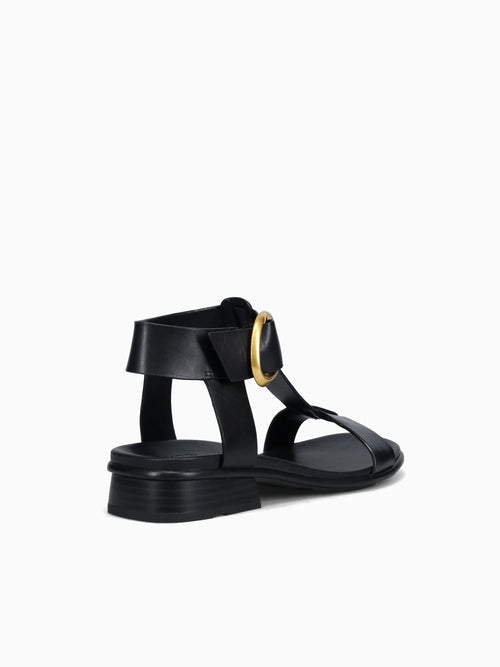 Brandy Black Leather Black / 5 / M