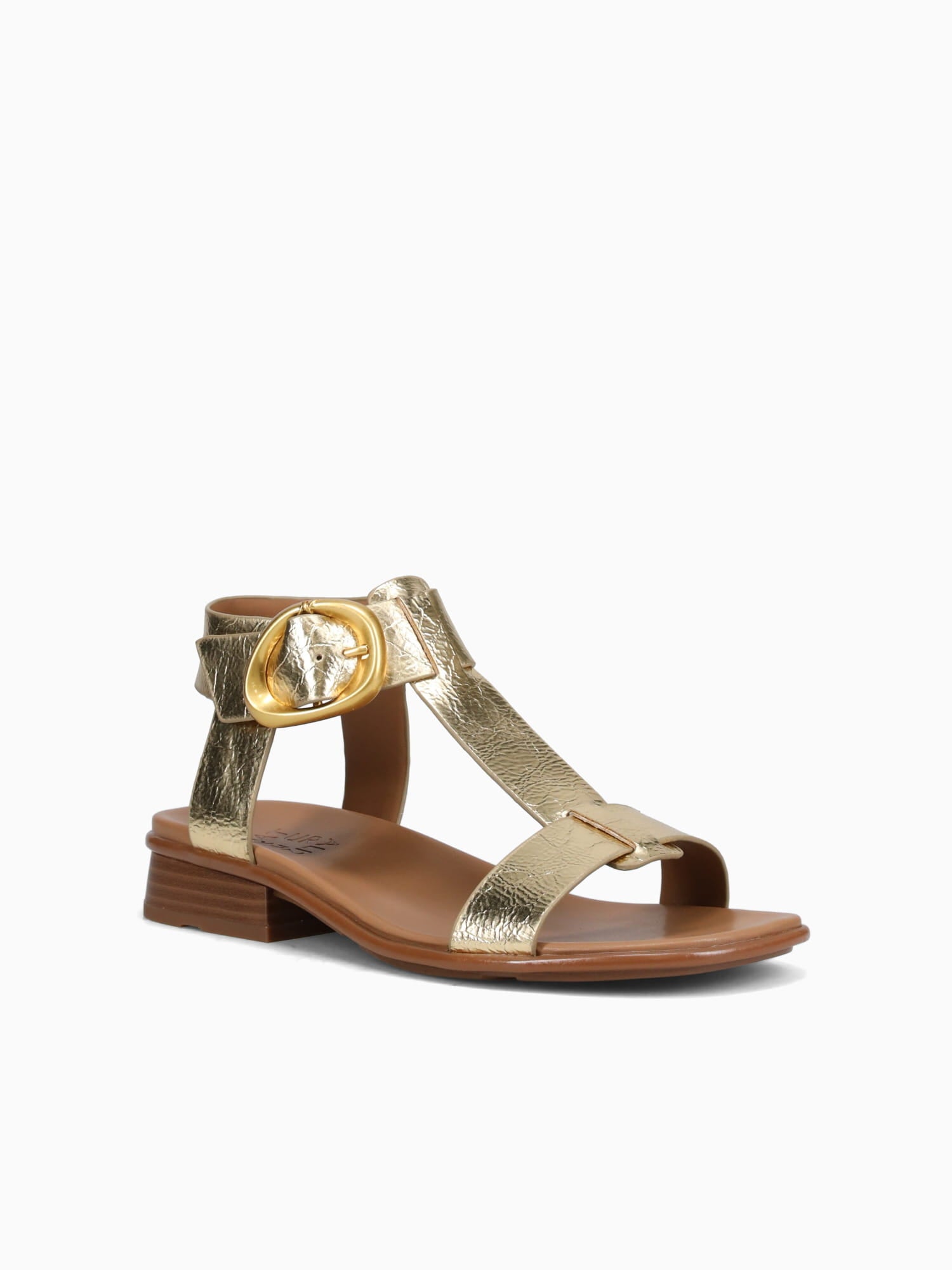 Brandy Dark Gold Leather Gold / 5 / M
