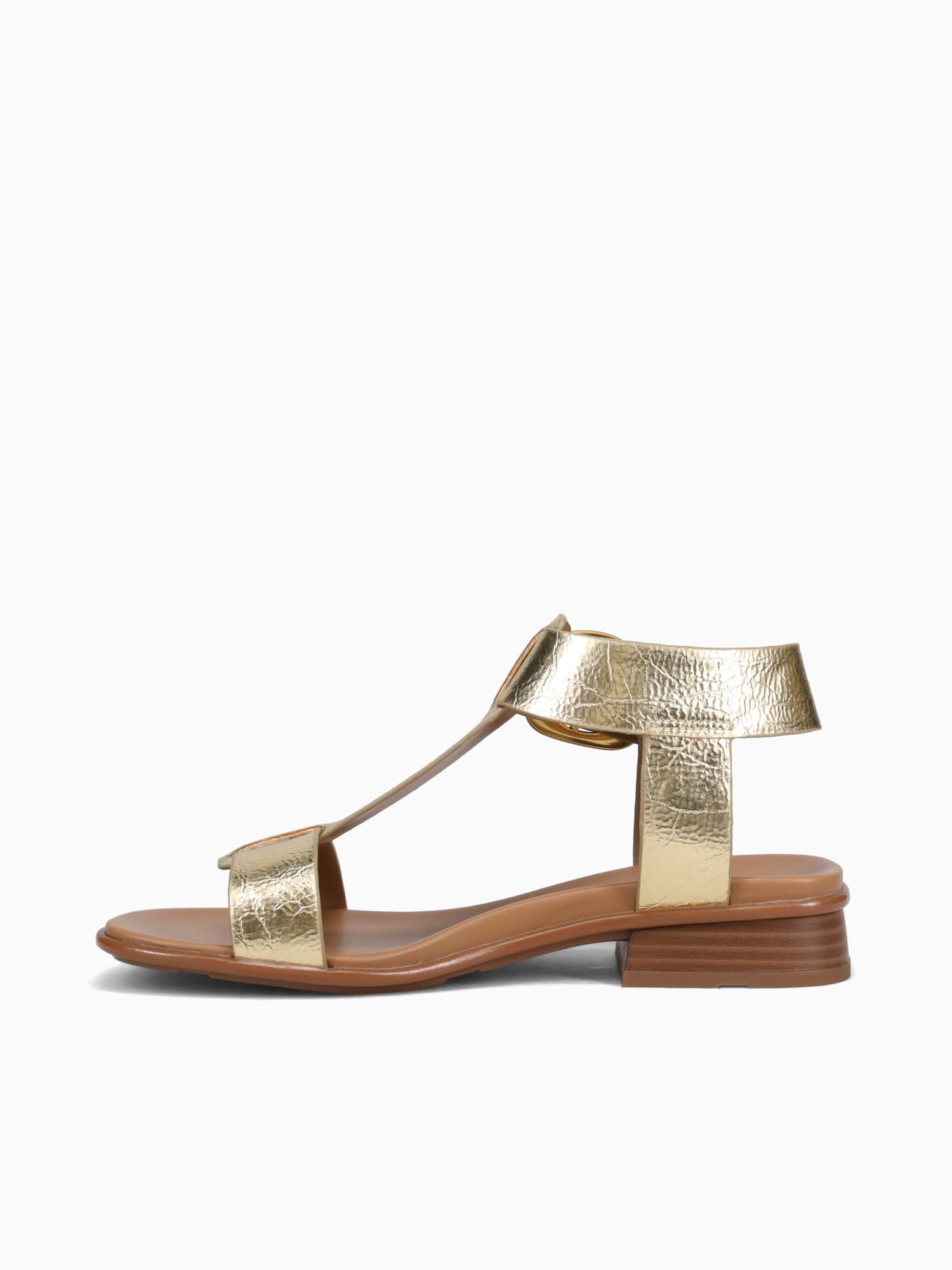 Brandy Dark Gold Leather Gold / 5 / M