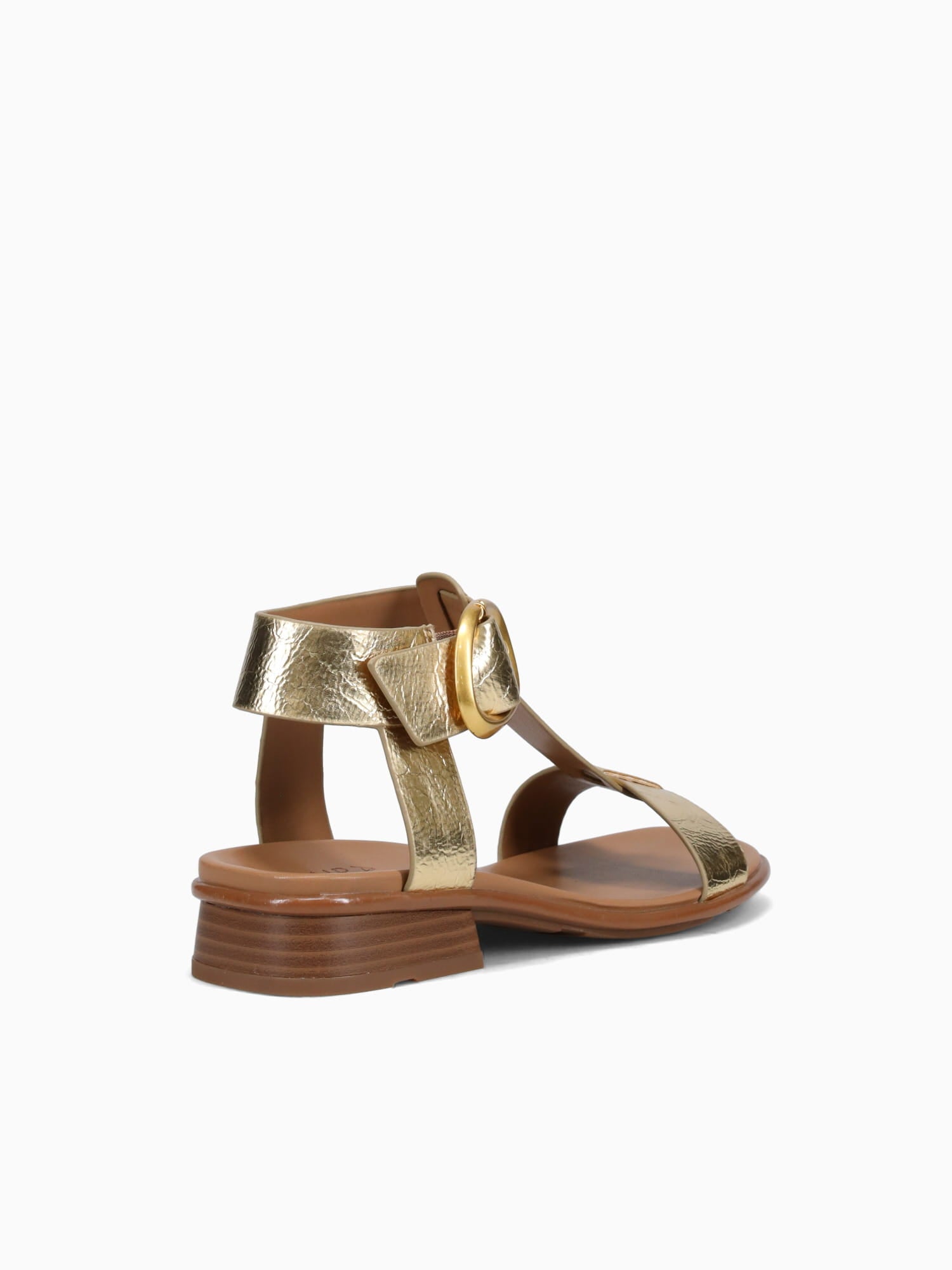 Brandy Dark Gold Leather Gold / 5 / M