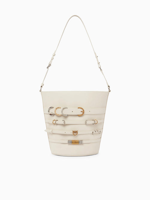 Belts Bucket Bianco Seta Mix White