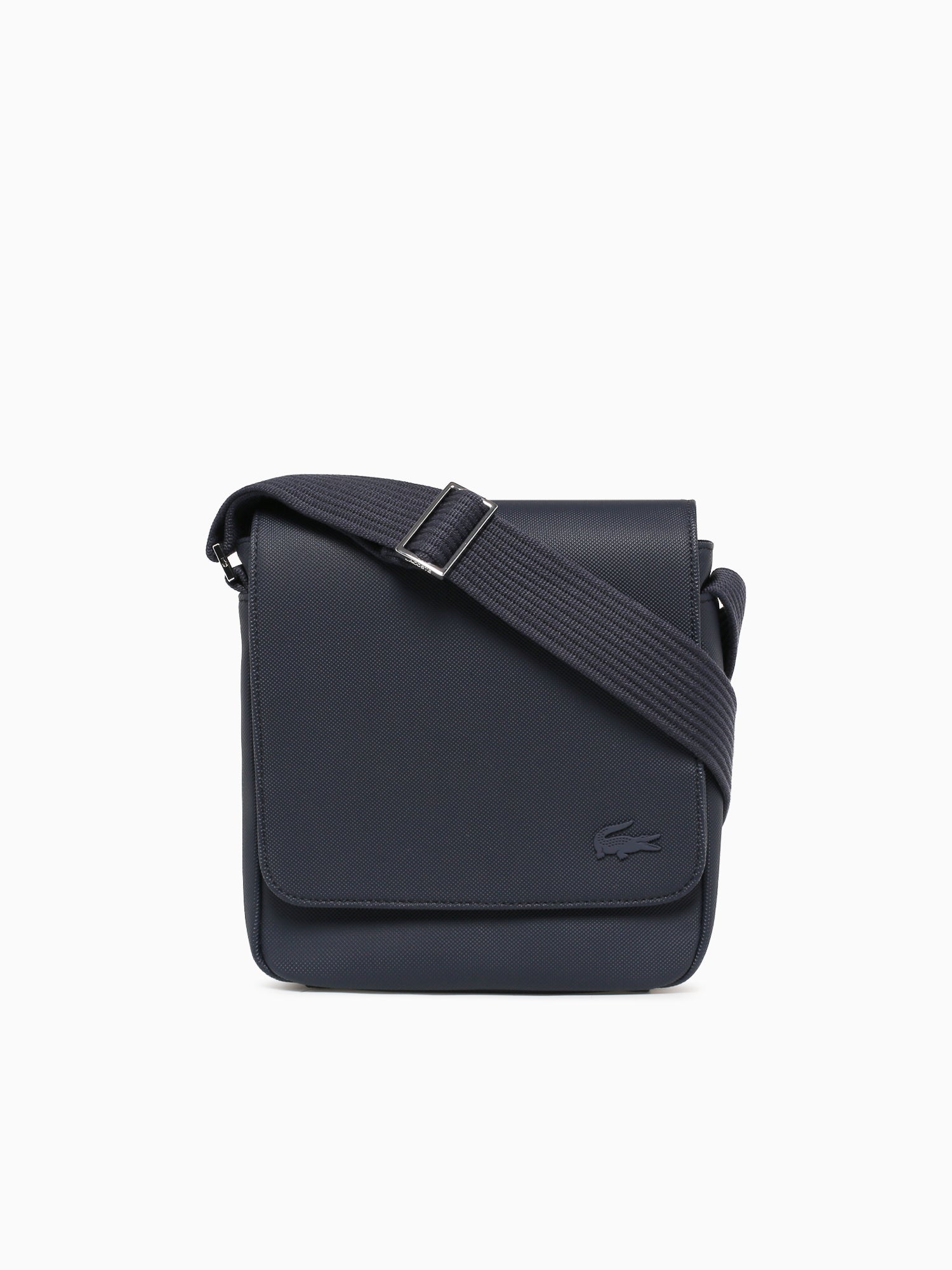 Pique Flap Shoulder Bag Marine Navy