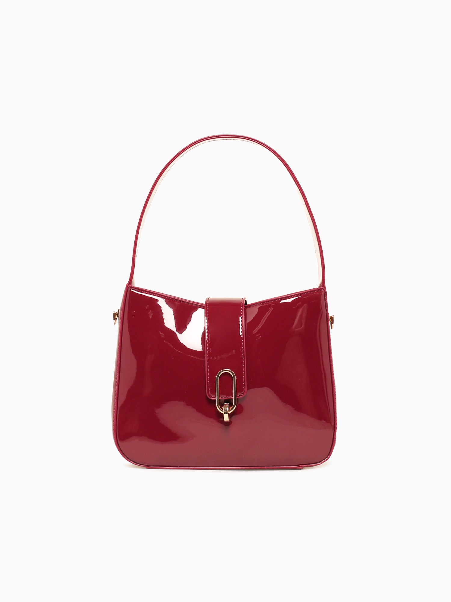 Paige Top Handle Burgundy Red