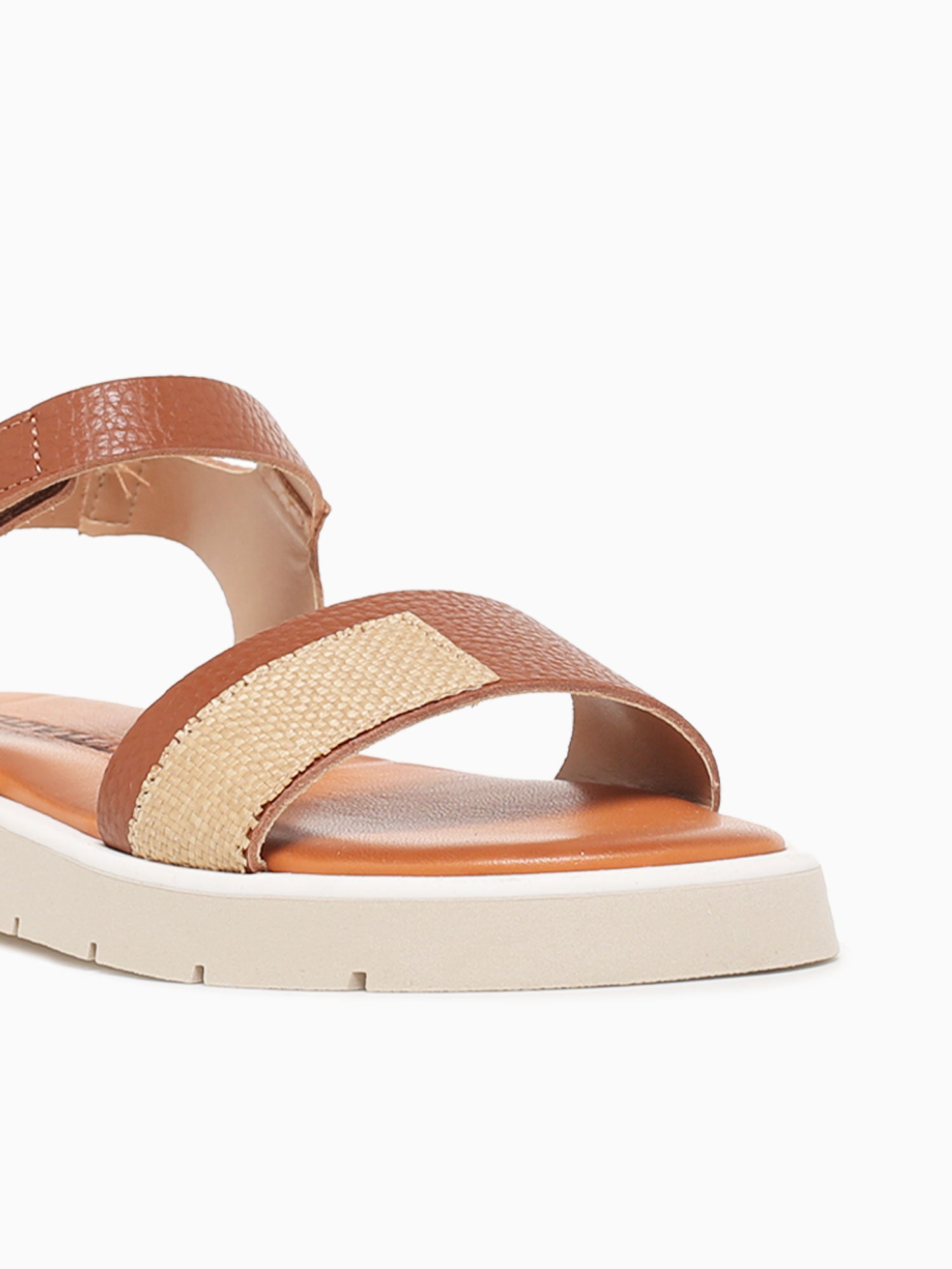 Clarisa Cuoio Raffia pelle Tan / 36 / M