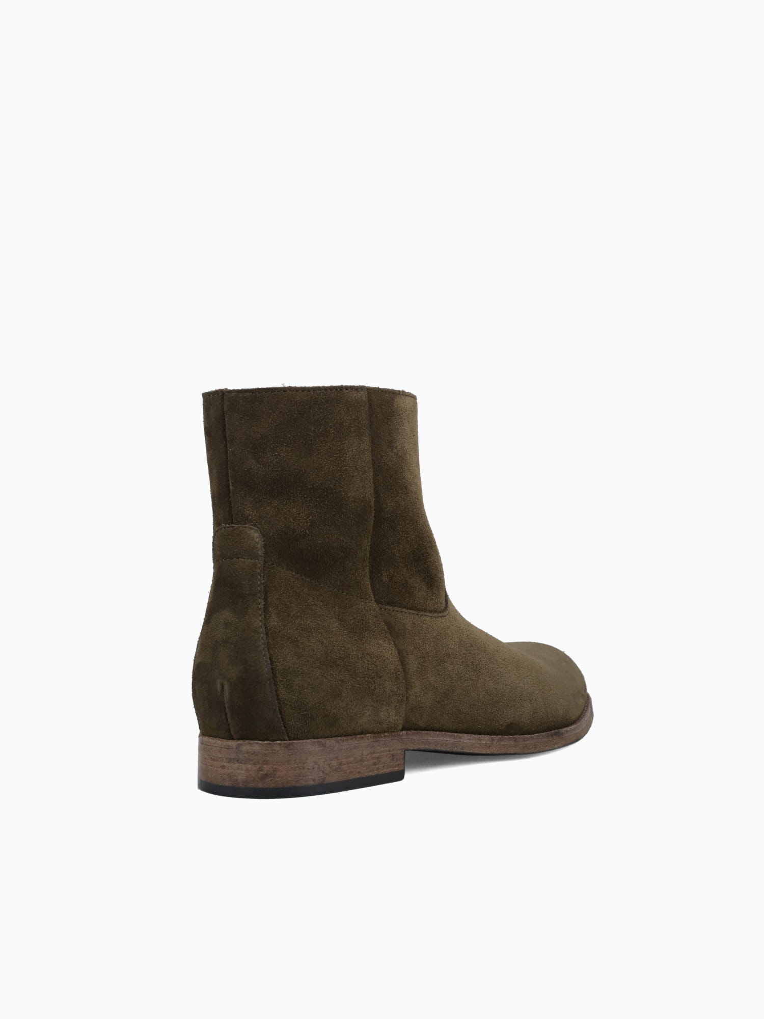 Floyd Zip Boot Militare Suede Dark Green / 41 / M