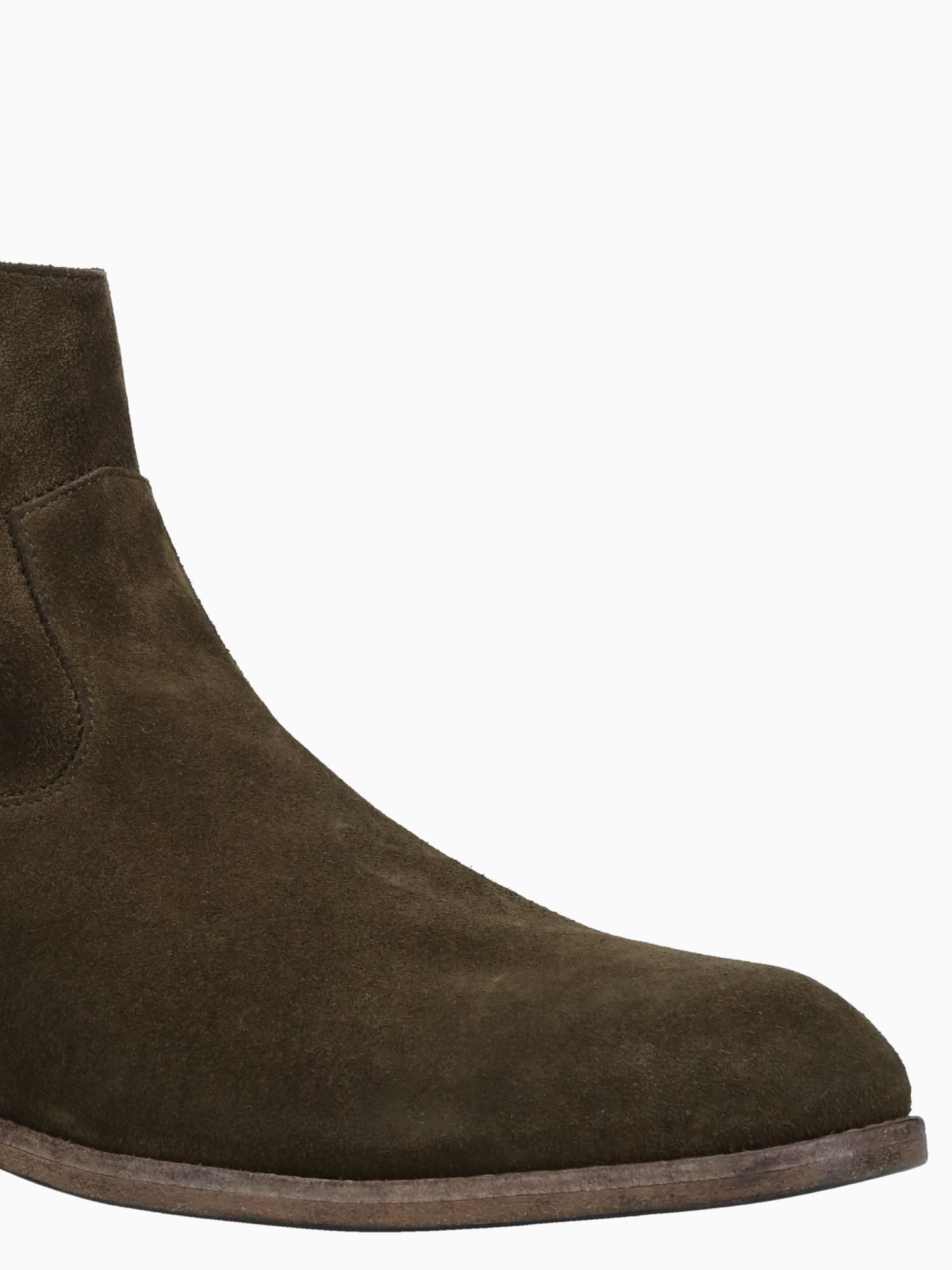 Floyd Zip Boot Militare Suede Dark Green / 41 / M