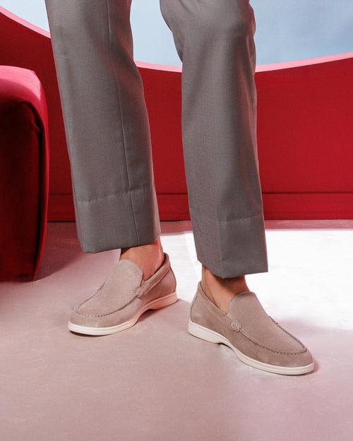 Viserys Beige Suede