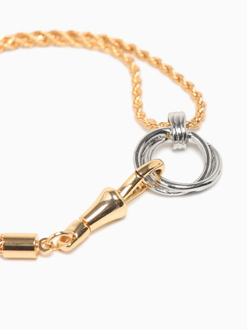 Bra Knotted Gold Silver Gold