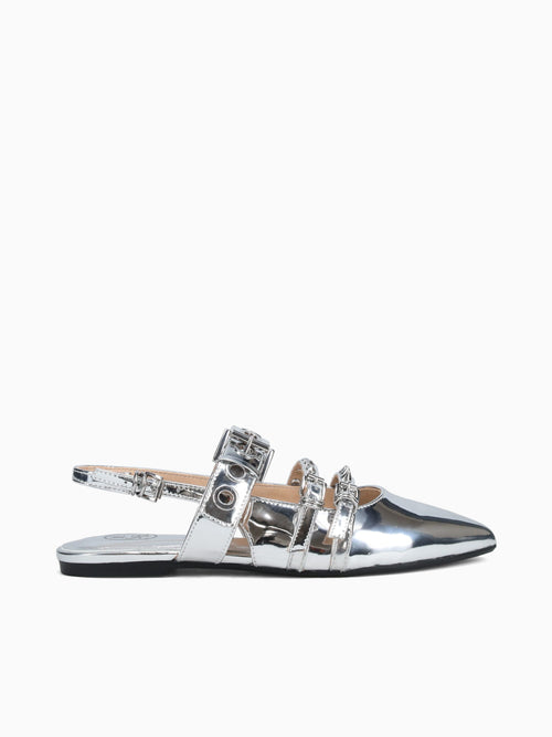 Blondie Silver Mirror Leather Silver / 36 / M