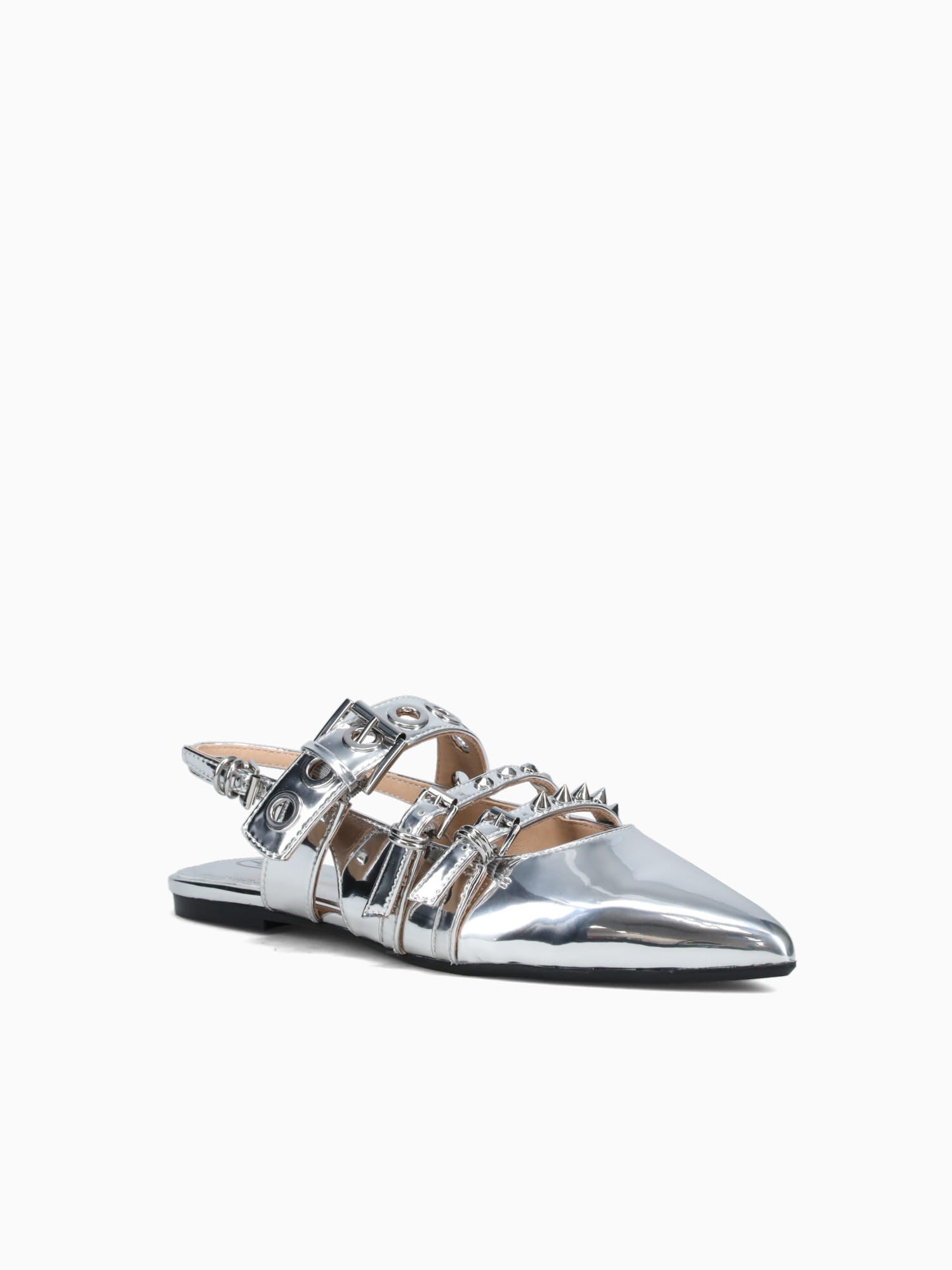 Blondie Silver Mirror Leather Silver / 36 / M