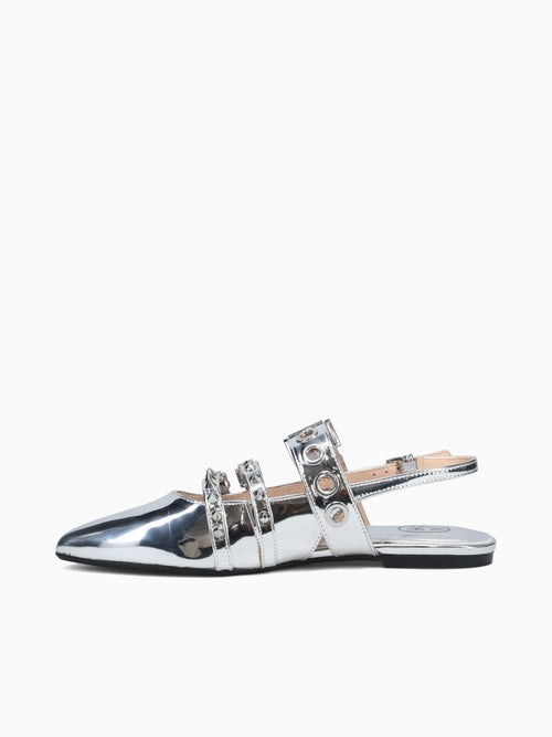Blondie Silver Mirror Leather Silver / 36 / M