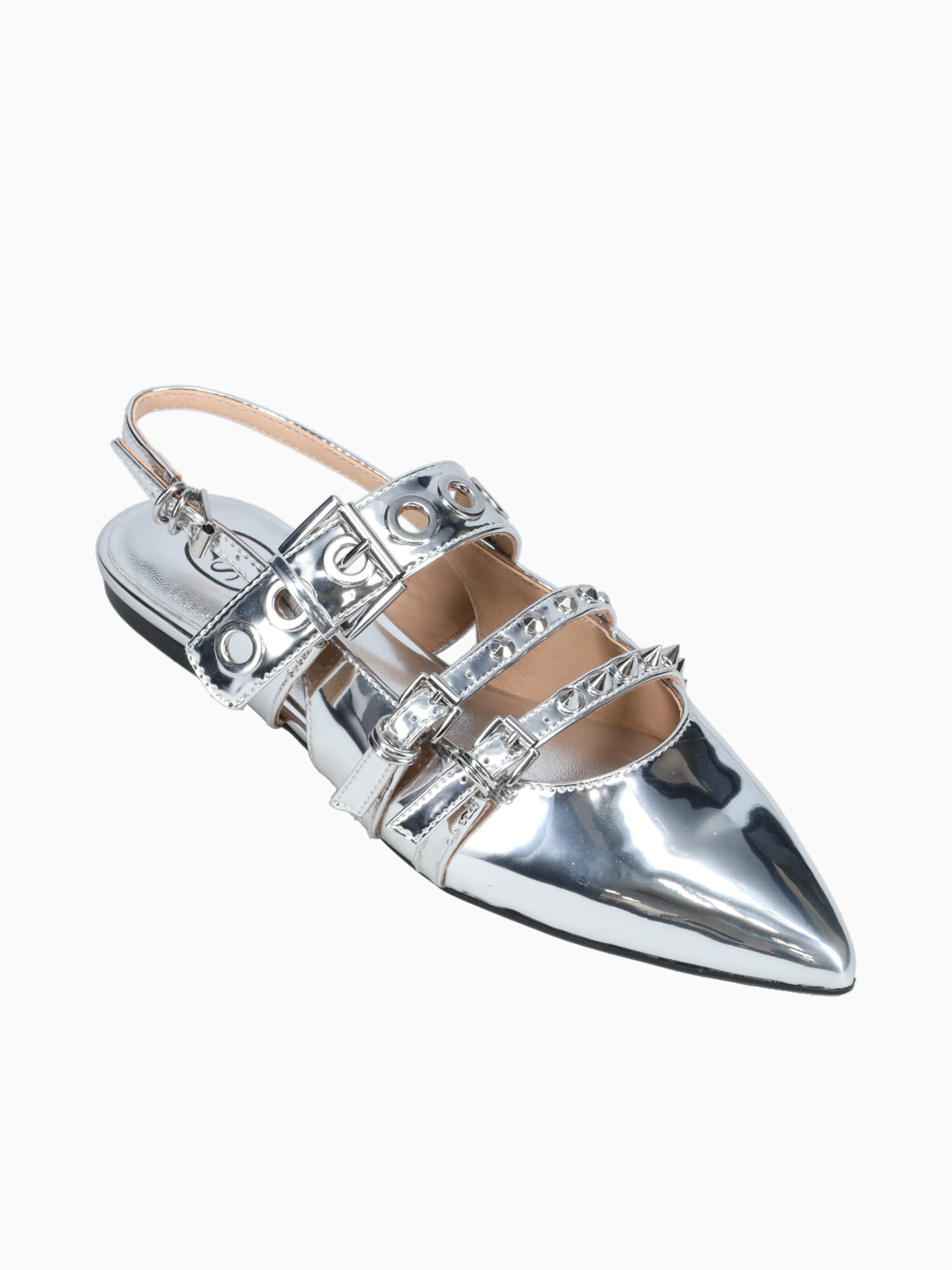 Blondie Silver Mirror Leather Silver / 36 / M