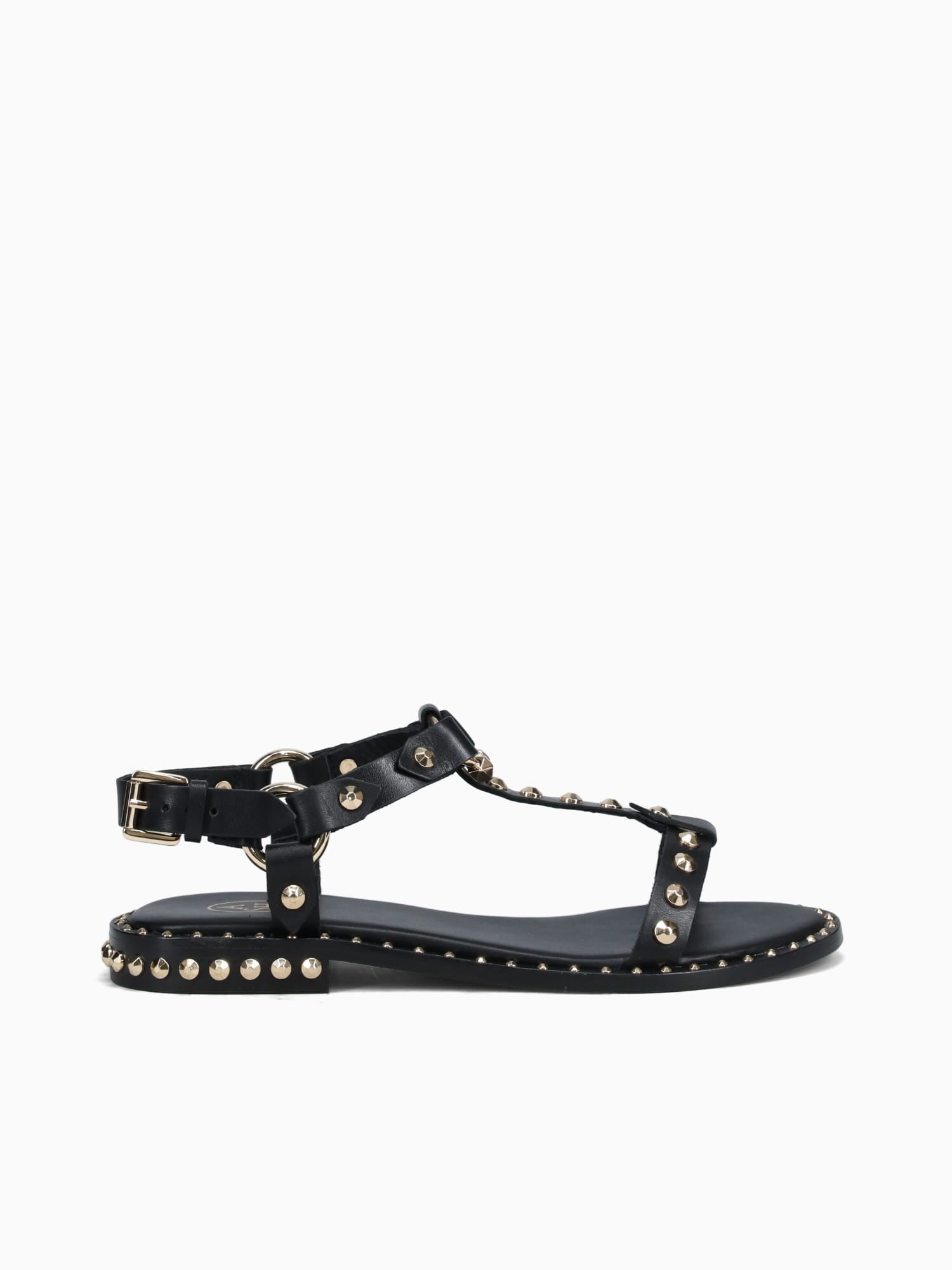 Patsy Black Gold soft leather Gold / 36 / M