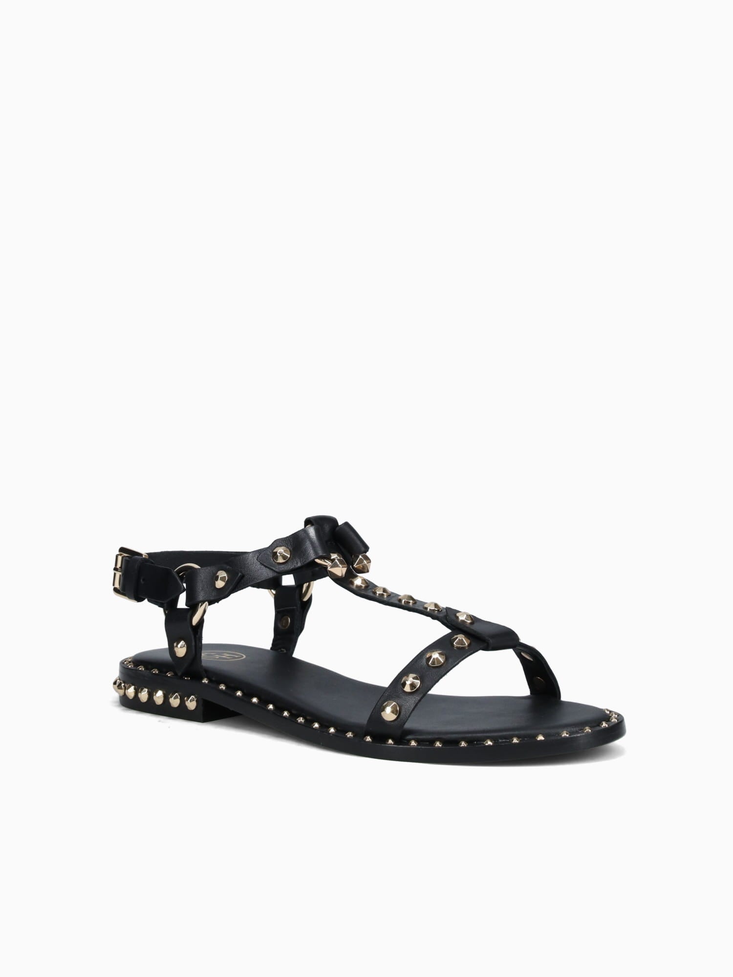 Patsy Black Gold soft leather Gold / 36 / M