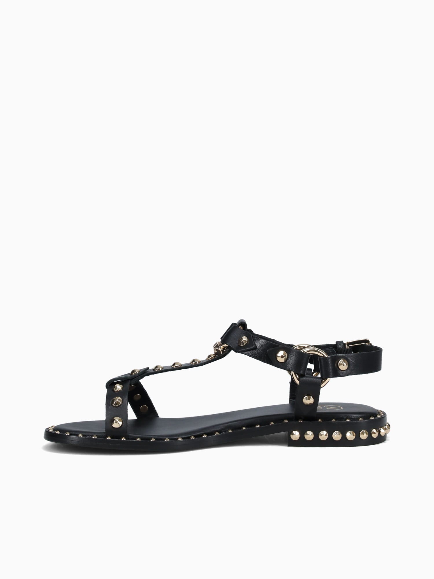 Patsy Black Gold soft leather Gold / 36 / M