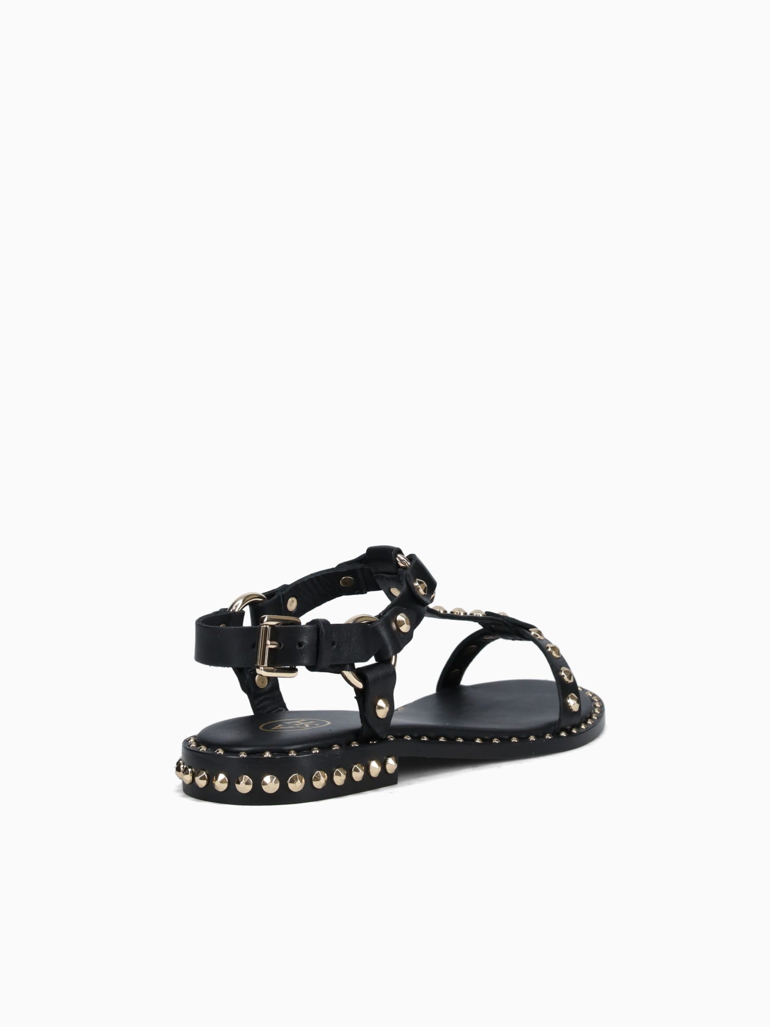 Patsy Black Gold soft leather Gold / 36 / M