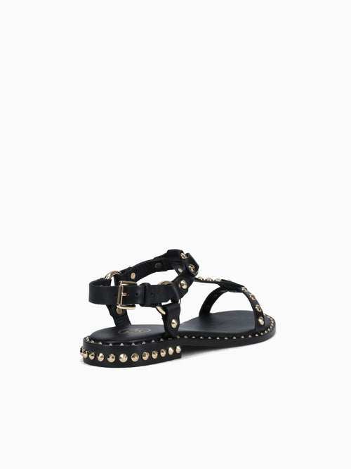 Patsy Black Gold soft leather Gold / 36 / M