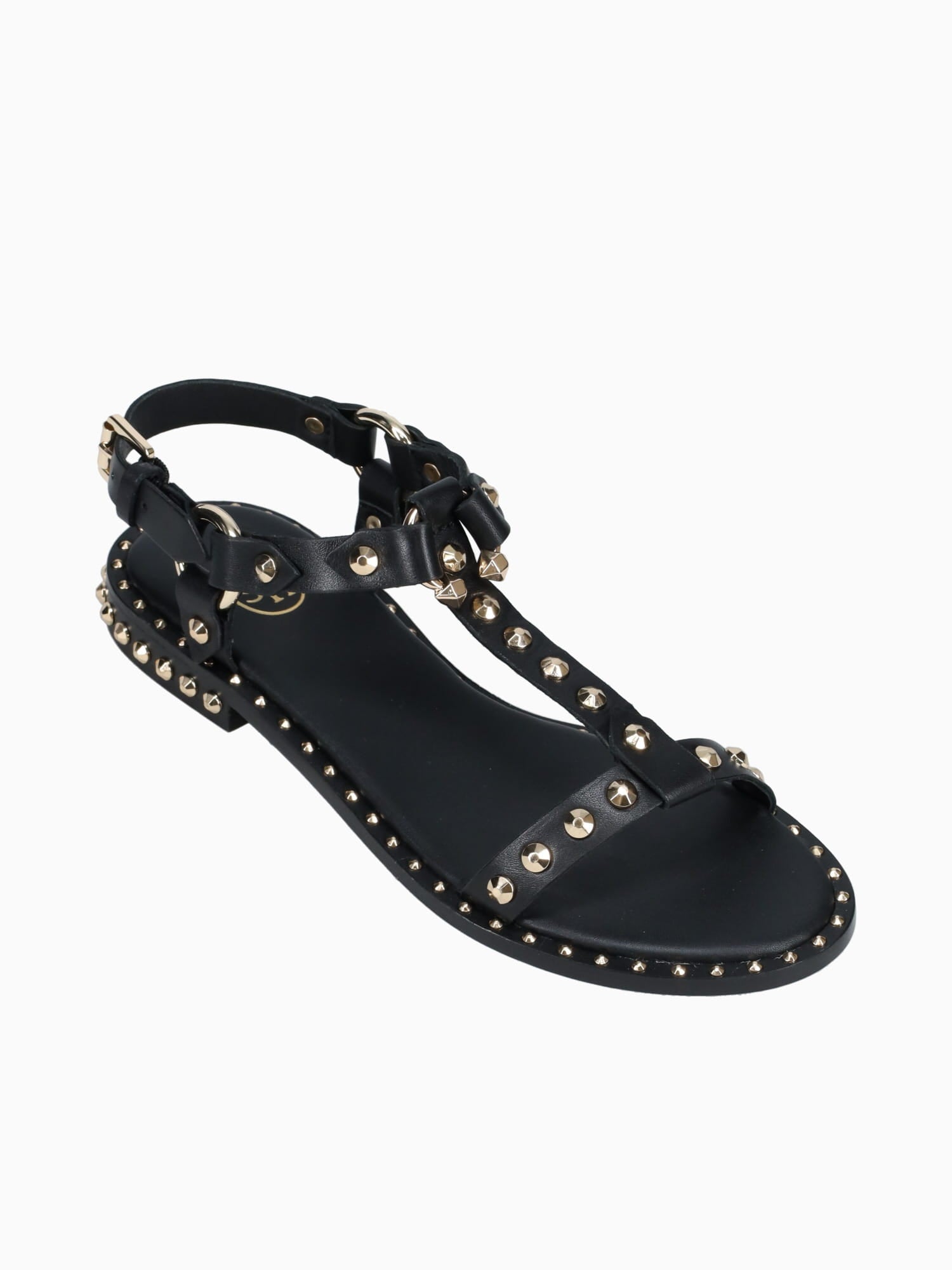 Patsy Black Gold soft leather Gold / 36 / M