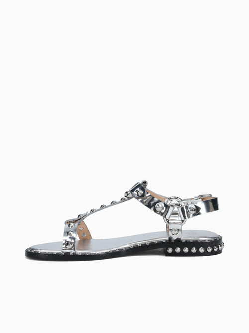 Patsy Silver Mirror Leather Silver / 36 / M