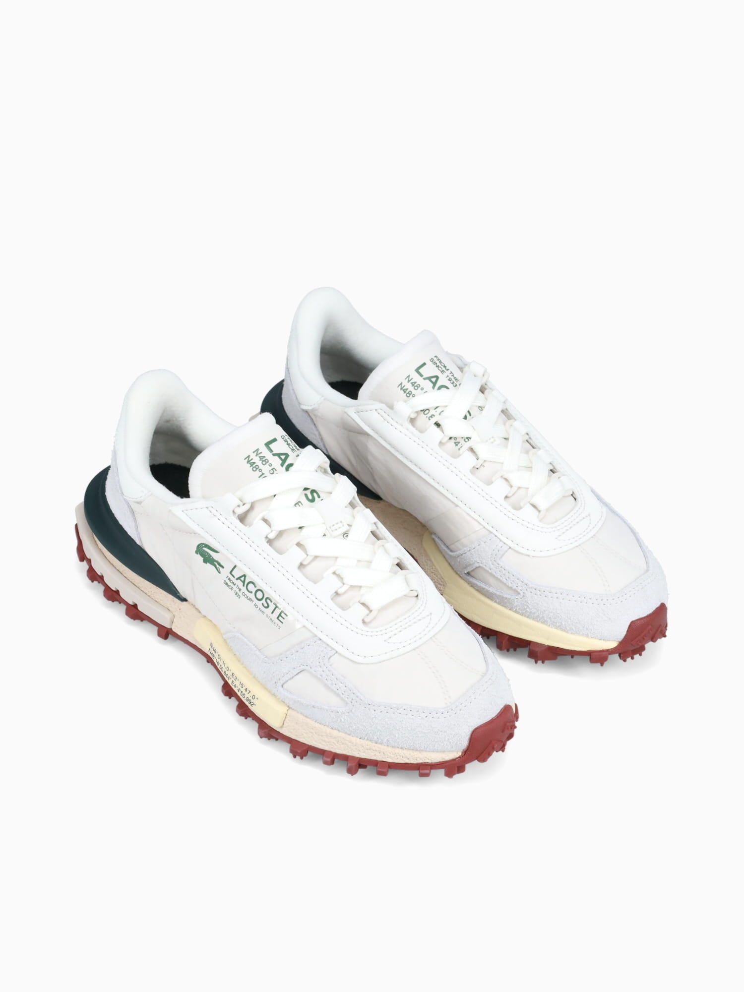 Elite Active Off Wht Dk grn nylon Dark Green / 5 / M