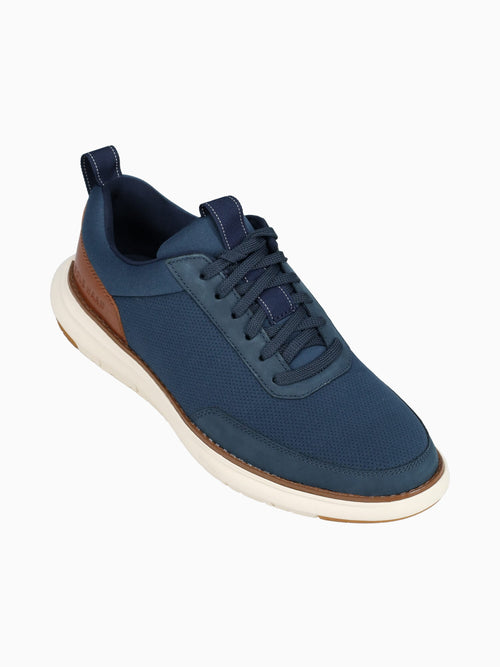 Grand Remix Sneaker Navy Tan leather Navy / 7 / M