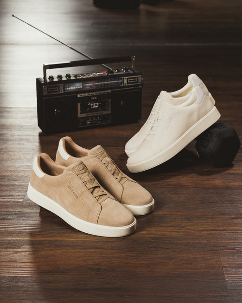 Grandpro Luxe Slip On Ivory Ivory leathe