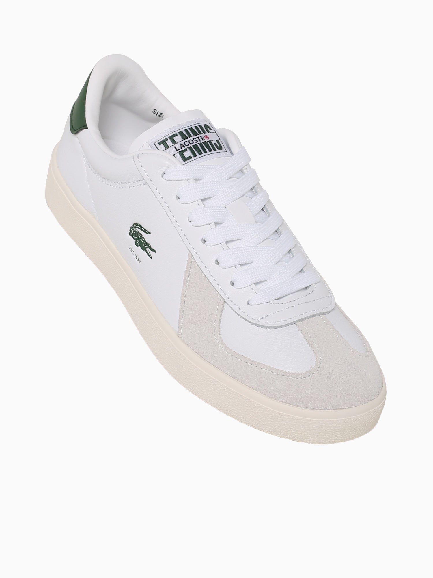 Baseshot Wht Off wht leather White / 5 / M