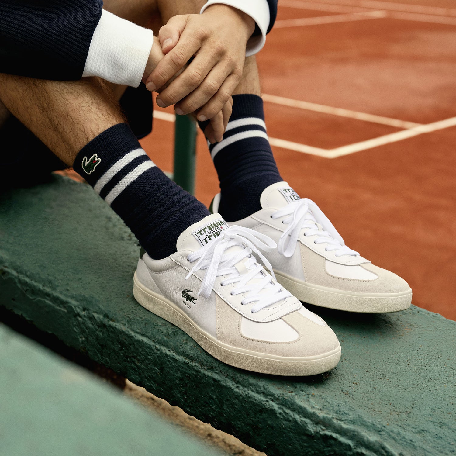 Baseshot Pro Wht Off wht leather