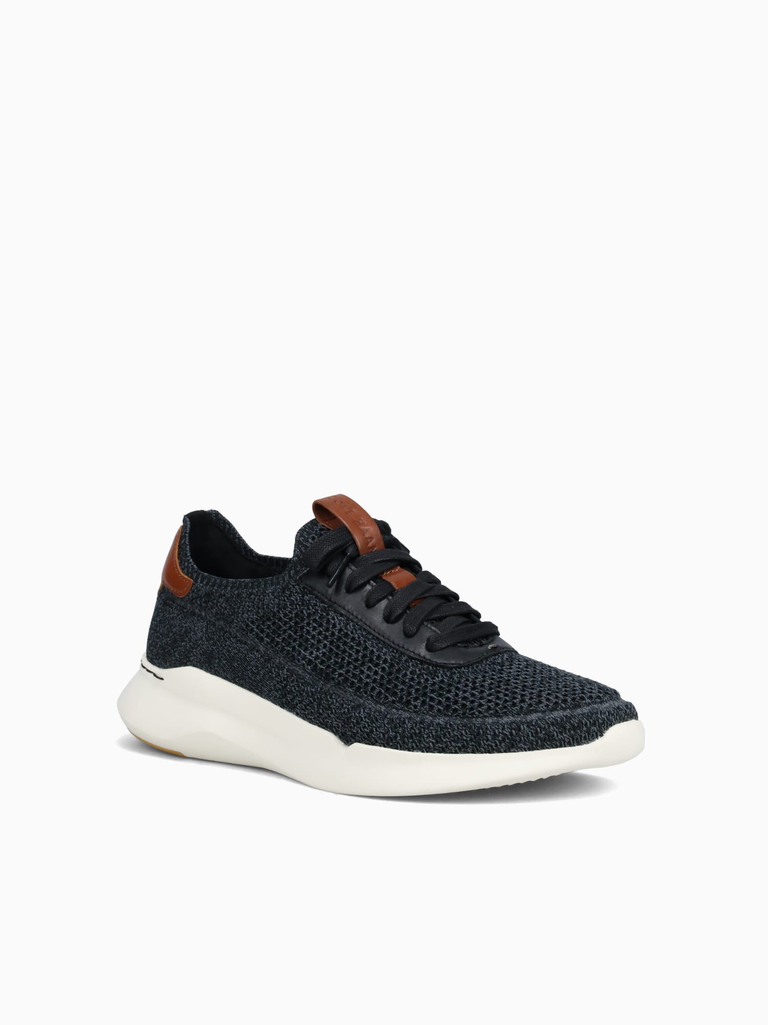 Grand Pro Crosscourt Black Tan knit Lea Black / 7 / M