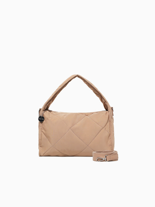 Paula Shoulder Bag Taupe Taupe