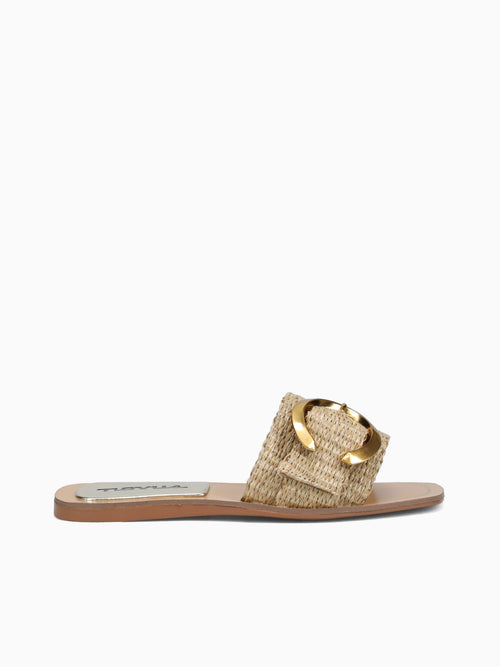 Isabelly Beige Raffia Beige / 5 / M