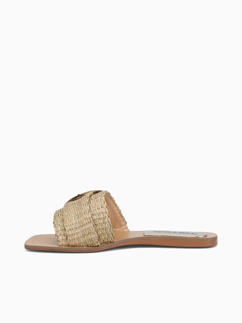 Isabelly Beige Raffia Beige / 5 / M