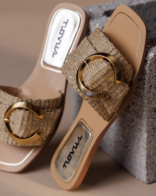Isabelly Beige Raffia