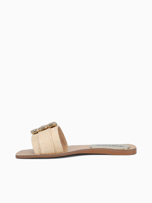 Antonella Camel Raffia Tan / 5 / M