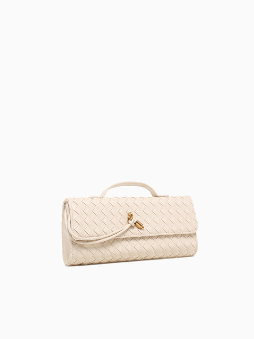 Ada Clutch Oatmilk Off White